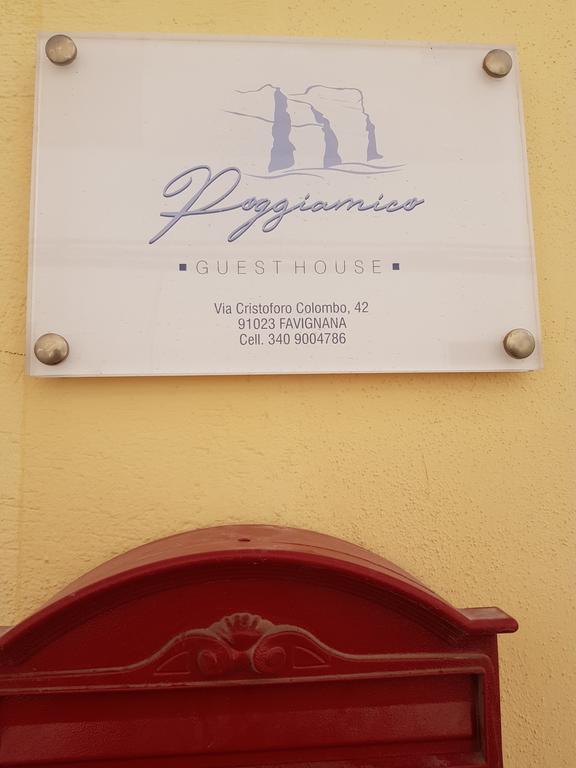Poggiamico Guest House ฟาวีญานา ภายนอก รูปภาพ